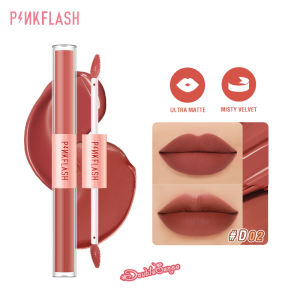 PINKFLASH DoubleSense 2 In 1 dual-ended lipstick duo lipstick liquid matte lipstick velvet tint lightweight high pigment lasting PF-L13