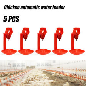 1/5pcs POULTRY DRINKER Automatic Chicken Drinkers with Cup Hanger
