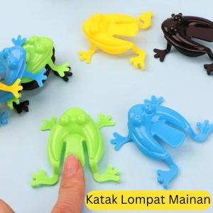Jumping Frog Toy Children Plastic Bounce Leaping Educational