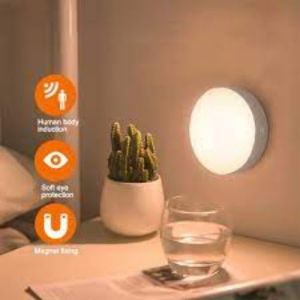 Night Light USB Rechargeable Stick-on Push Light Wireless Cabinet Counter Mini Night LED Lighting Keimav