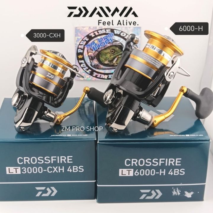 DAIWA CROSSFIRE LT 3000-CXH 4BS/ 6000-H 4BS Spinning Fishing Reel