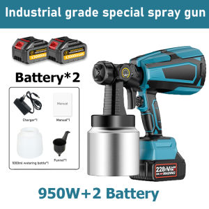 998VF Electric Paint sprayer gun cordless Portable Paint Sprayer Rechargeable Large capacity Continuous spraying 30000rpm High speed spraying