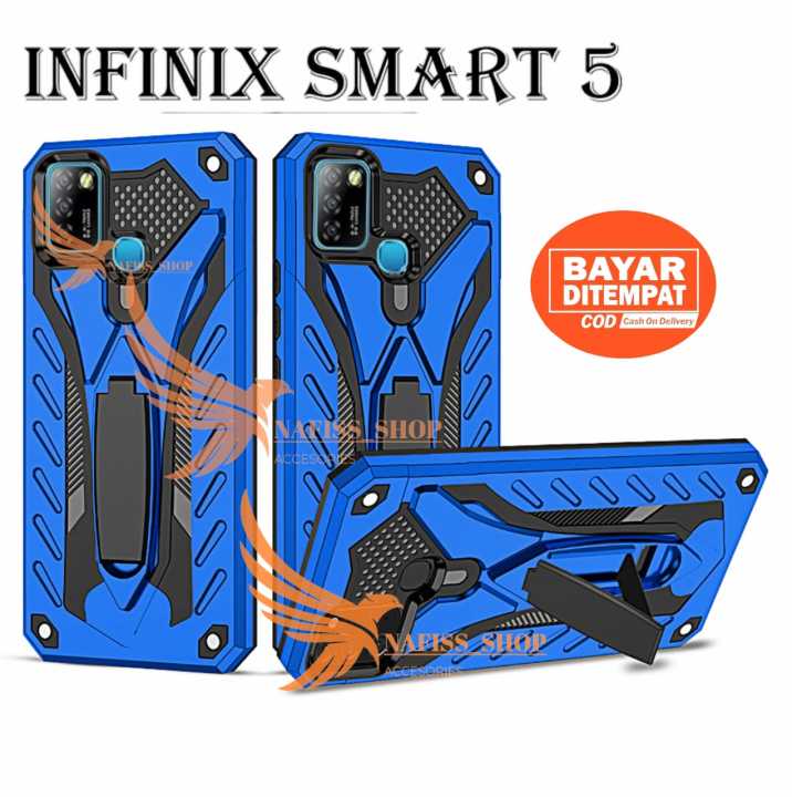 CASE HP INFINIX SMART casing standing robot hard case NEW cover