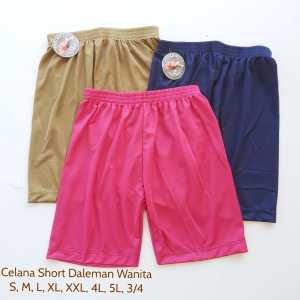 Short Celana Pendek Wanita S M L XL 3L 4L 5L 6L / Celana Sot Dewasa Remaja / Daleman Kolor Wanita