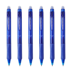 6 Pieces Heat Sensitive Erasable Clicks Pens Friendly Design For Writing Correction