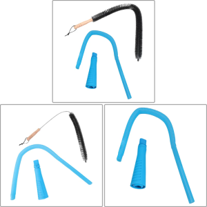 Multipurpose Dryer Vents Cleaner Tool Set with Vacuum Adapter Deep Cleans Hiddens Crevices In Appliances