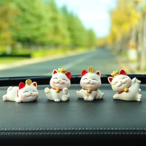 Bộ Mèo Thần Tài May Mắn Để Taplo Ô Tô - Trang Trí Taplo Xe Hơi Bàn Làm Việc Mèo Thần Tài May Mắn New 2024