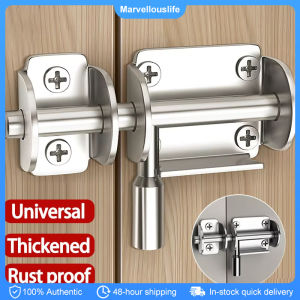 Stainless Steel Door Bolt Anti Theft Sliding Latch Hasp Toilet Drawer Door Lock Buckle Home Hardware