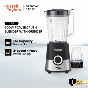 Russell Taylors PowerCrush Blender with Grinder (1.5L 600W) TB6