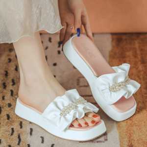 Muchu - Helena Sandal Wanita 3 cm / Sandal Platform / Sandal Flat Wanita / Sandal Slop Wanita /AP 06