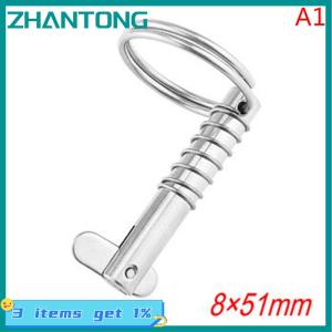 ZHANTONG 8mm bset matel Marine lớp 316 thép không gỉ nhanh chóng phát hành pin cho thuyền bimini Top boong bản lề Marine phần cứng BOA