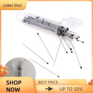 Lokei หมุดปักแมลงสแตนเลส100ชิ้นสำหรับห้องปฏิบัติการโรงเรียนการศึกษา