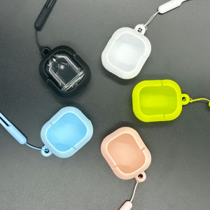 air31 earbuds Case Silicone Cases +Lanyard For Air31 Earphone Bluetooth Wireless Headset Charging Box TWS Bluetooth Earphone Protective Silicone Cases Covers with lanyard