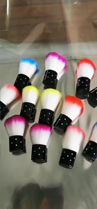 Professional Manicure Brush For Dust Debris Removal Non Irritating Fibers Comfortable Grip Hand Feet Cleaning Tool