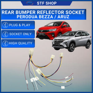 PERODUA BEZZA 2016 - 2026 / Aruz Rear Bumper Led Reflector Plug & Play Socket