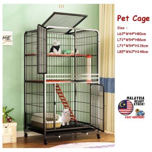 Cat cage cat villa oversized free space with toilet one home cat litter five-story cat house