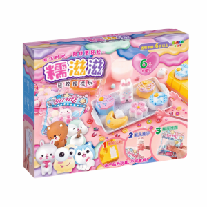 SOULLOV DIY Craft Pinching Toy Material Pack Creative Blowable Bubble Squeeze Toys DIY Material Cute Non-marking Mid-Autumn Festival Material Pack Pinch Making