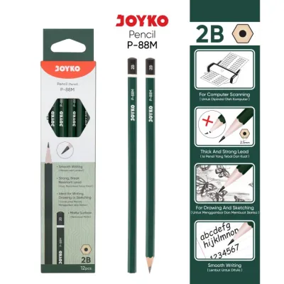 Pencil Pensil Joyko P-88M 2B 1 Box 12 Pcs