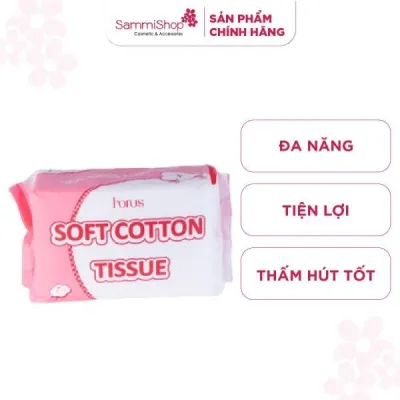 Horus Khăn khô đa năng tiện lợi Soft Cotton Tissue 80pcs