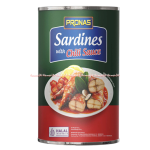 Pronas 425gr Mackerel With Chili Sauce Ikan Kemasan Kaleng Instan Tomato Sauce Terbuat Dari Ikan Segar Dan Saus Berkualitas