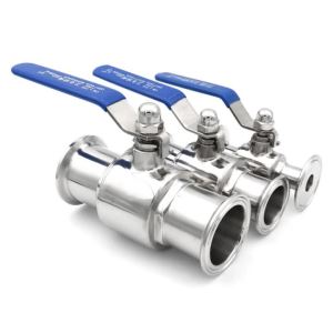 Straight Through Ball Valve 304/316L Stainless Steel Sanitary 19/25/32/38/45/51mm Tri Clamp Homebrew 3/4"1"1.25"1.5"2"