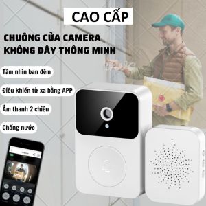 Chuông cửa không dây camera Wifi chuông báo khách thông minh Z30-i thiết kế hiện đại