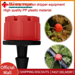 【winnereco】 500Pcs 1/4 Inch Adjustable Drip Irrigation Sprinklers Rotating Sprinklers