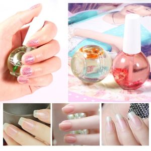 15ML Nail Nutritional Cuticle Oil Dried Flowers Softener Remover Flower Flavor DIY Care Nutritio