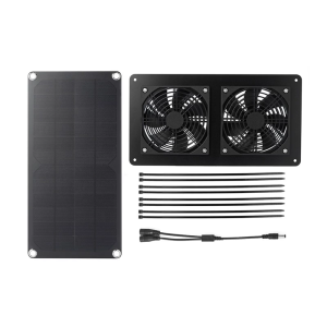10W sử dụng năng lượng mặt trời fan hâm mộ năng lượng mặt trời Quạt hút thông gió năng lượng mặt trời đổ fan hâm mộ cho nhà kính chuồng gà đổ Nhà cho chó