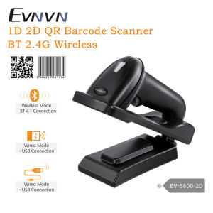 【🔥🔥🔥Hot sale & fast delivery】Eyoyoไร้สาย 2Dเครื่องสแกนบาร์โค้ดพร้อมขาตั้งที่สามารถปรับได้บลูทูธและ 2.4 กรัมไร้สายและUSBสายเครื่องอ่านบาร์โค้ดมือถือที่มี 1D QRหน้าจอสแกนตรวจจับอัตโนมัติสนับสนุนWindows Mac IOS Androidระบบ