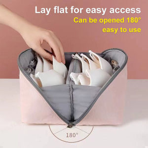 Travel Undergarment Storage Pouch with Dividers