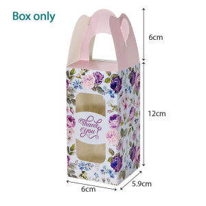 Store Age [20pcs] Hand Towel Doorgift Box Wedding Goodies Gift Box Special Gift Floral Small Box