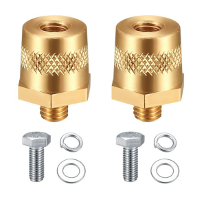 Brass Terminal Connector 3 Size Thread Positive Negative Post Adapter For Automotive Marine