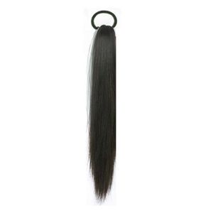 KINTHAZER High quality Fluffy Cute Girls Rubber Band Hair Extensions Female Synthetic Women Invisible Hair Accessories Double Ponytail Wig Long Straight Ponytail Boxing Braids Wig