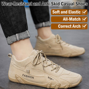 #ใหม่รองเท้าแฟชั่นลำลองผู้ชายรองเท้าผู้ชาย รองเท้าลำลอง สไตล์เกาหลี อินเทรนด์ รองเท้าแบบสวมและรองเท้าแตะครึ่งตัว