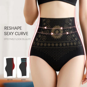 ShiErHua Seamless High Waist Postpartum Panties Womens Abdomen Hip Lift Briefs Body Shaping Pants Plus Size Breathable Underwear