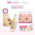 BNB Barenbliss Korean Bloomatte Stay Confident 2-in-1 Foundation | Foundation & Concealer, Tahan Lama 16 Jam, Waterproof & Sweatproof, Natural-Matte Finish, SPF 50 PA+++. 