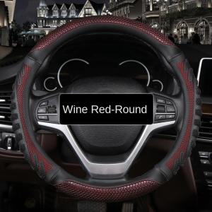Anti Slip Universal 38CM Car Steering Wheel Cover Carbon Fiber Auto Car Styling Steering Wheel Prote