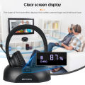 RETEKESS TA006 Wireless Headphone Stereo for TV Watching, TV Headphones with Charging Dock, Power Display, 3.5mm AUX, RCA, Coax-in. 