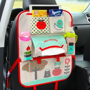 🌟 Multi-Functional Sundries Back Hanging Car Storage Bag Supplies 新款 汽车椅背袋 日本卡通车座后背置物袋 宝宝用品收纳 车载挂袋