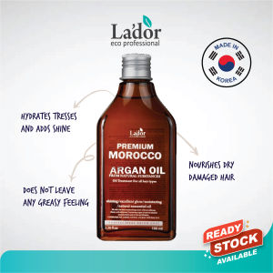 Lador Eco Professional Premium Argan Oil Hair Treatment 100ml - Hydrating Shine & Moisturizing for All Hair Types