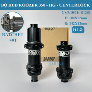 Bộ Hub Xe Đạp 24 Lỗ KOOZER 350 Rachet 40T – Phanh Đĩa Centerlock - Moay Ơ Xe Đạp