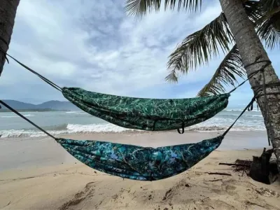 MILITARY HAMMOCK 7FEET W/ NET W/ ROPE MAKAPAL MATIBAY DUYAN ADULT AND KIDS