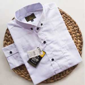 Kemeja Cowok Polos Pria Slimfit Lengan Panjang Katun Premium Hitam Maroon Sage Putih Abu