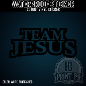 Religious Christian Sticker / Cutout Vinyl Sticker / Decal Waterproof