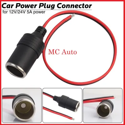 🔥Limited offer🔥 Car Auto Lighter Cigarette Lighter DVR Socket Plug Car Lighter Socket Auto Connector Fuse Holder Socket