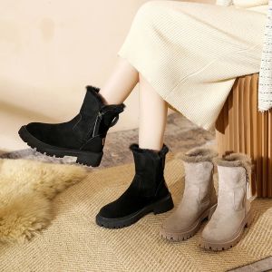 Winter Suede Ankle Boots / Sepatu Boots Musim dingin