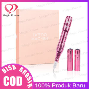 Mesin sulam alis bibir tatto wireless 2 baterai Pena Tato Permanen