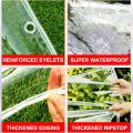 Transparent PVC Plastic Tarpaulin with Eyelet transparent tarpaulin clear tarpaulin trapal makapal. 