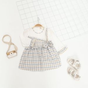 Little Esquina Dress anak lengan panjang 1 sampai 5 Tahun LE 2091